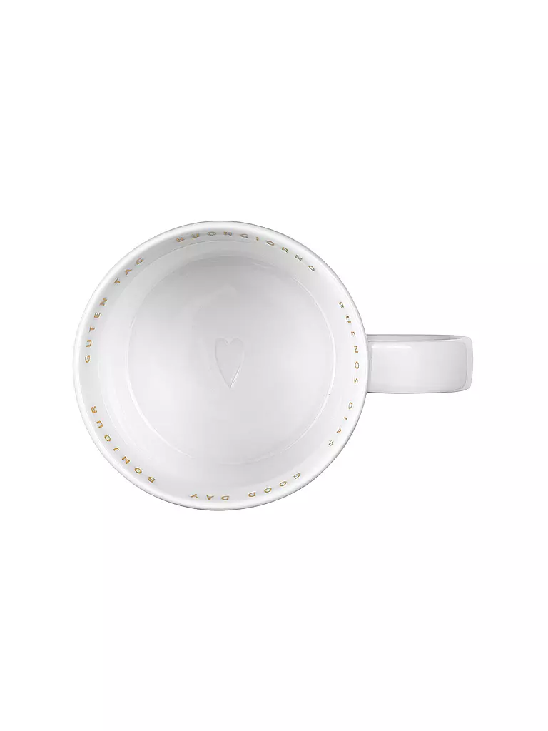 RAEDER | Taza Breakfast 0,25l "Guten Tag" | weiss