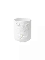 RAEDER | Teelichthalter DANKBAR 8x10cm Blanco | Blanco