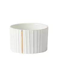 RAEDER | Teelichthalter Plissee Weiss  | Blanco