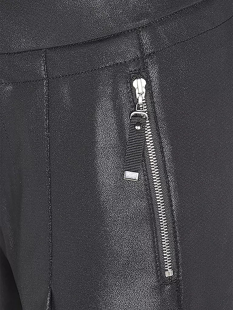 RAFFAELLO ROSSI | Hose in Lederoptik " Candy " | Negro