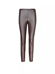 RAFFAELLO ROSSI | Hose in Lederoptik Skinny Fit RESA | Marrón