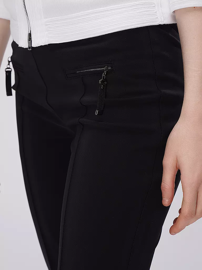 RAFFAELLO ROSSI | Pantalón Slim Fit OTTI | Negro