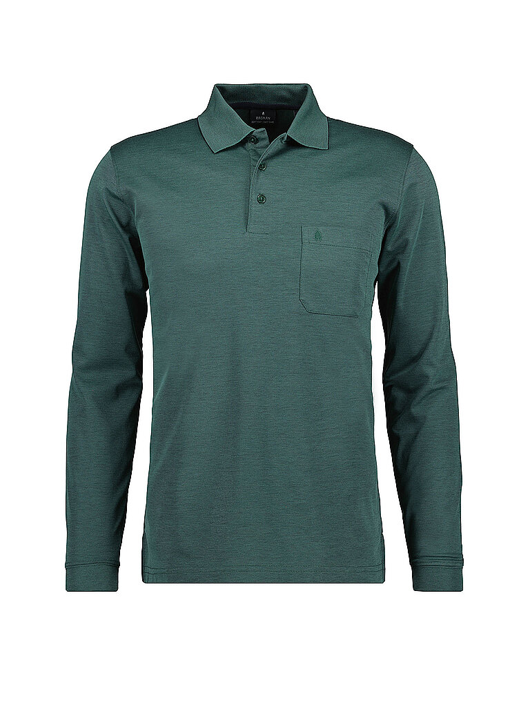 Ragman Polo verde oscuro XXL