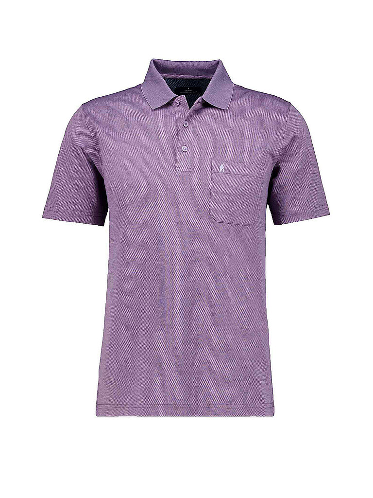 Ragman Poloshirt FISHNET lila XL