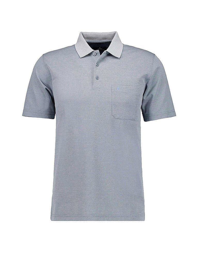 Poloshirt FISHNET azul claro XL