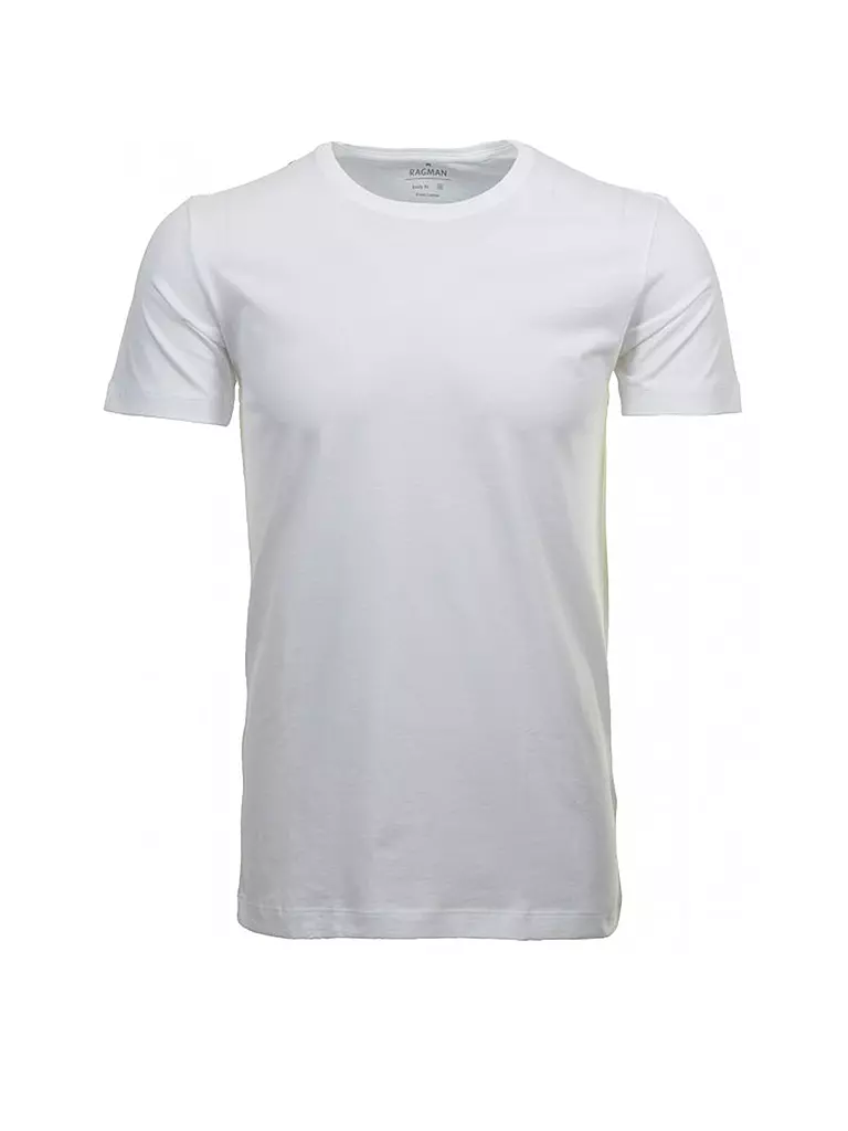 RAGMAN | Paquete de 2 camisetas | Blanco