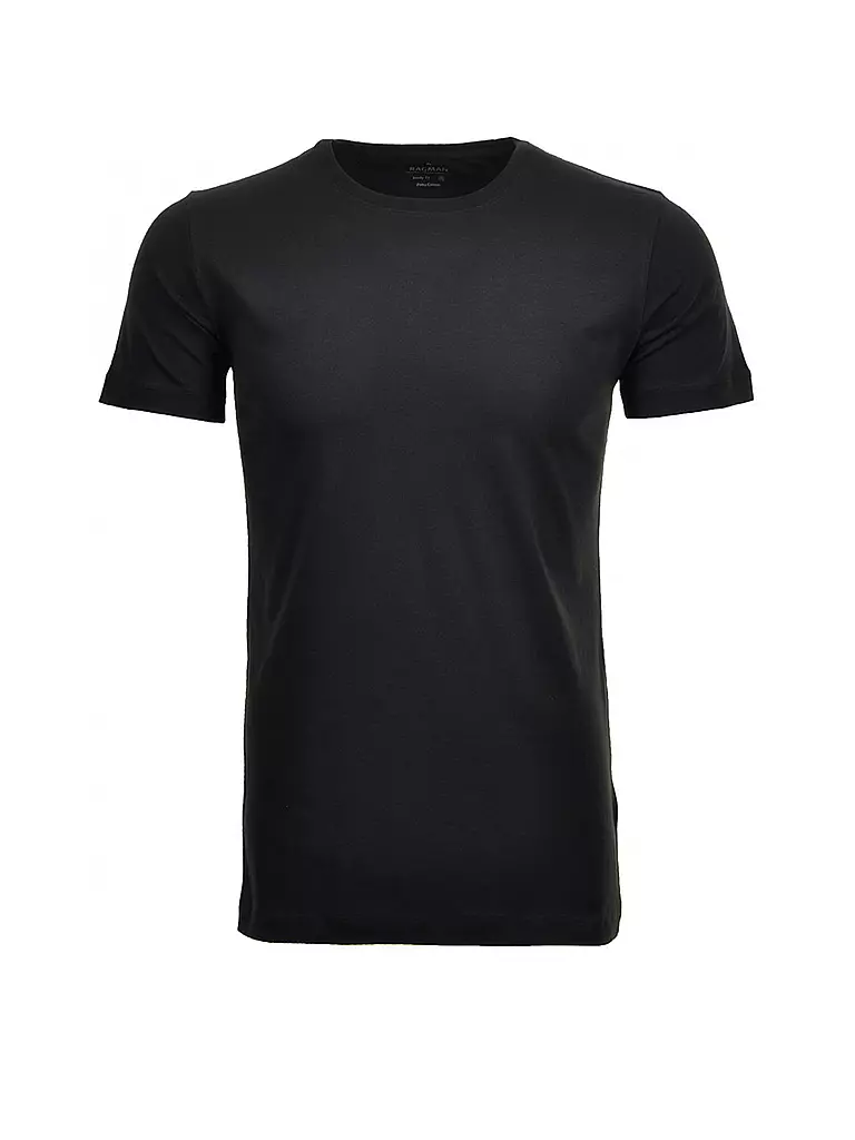 RAGMAN | Paquete de 2 camisetas | Negro