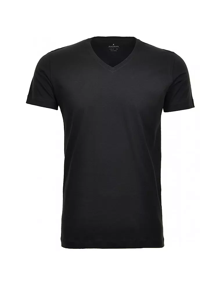 RAGMAN | Paquete de 2 camisetas | Negro