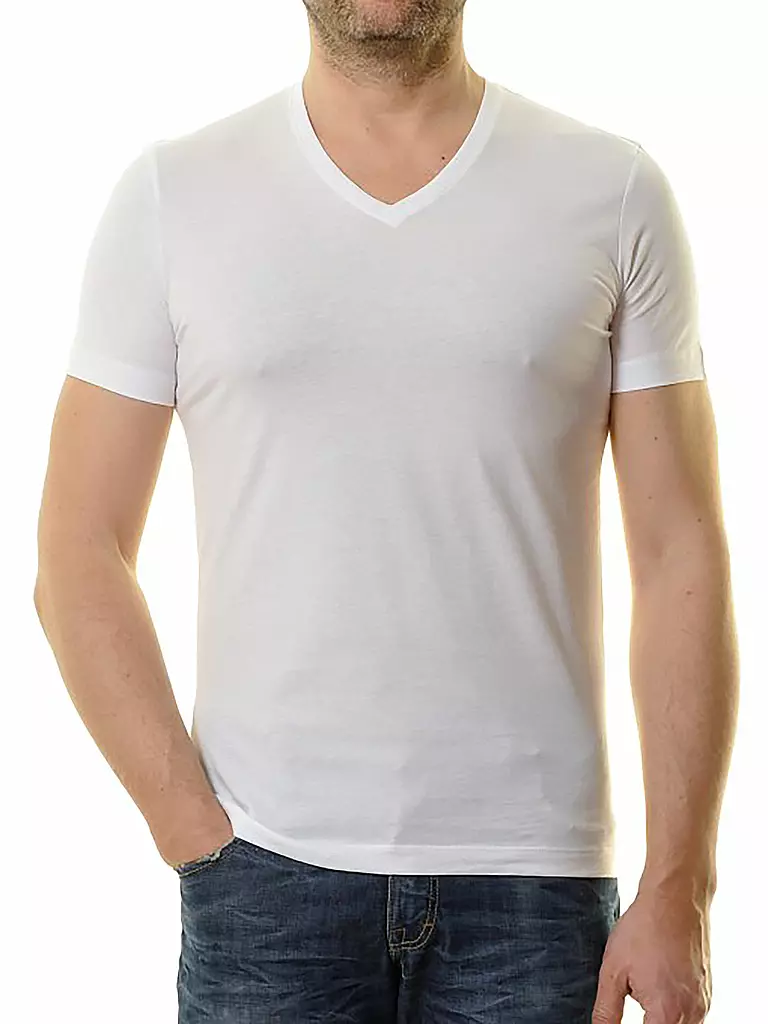 RAGMAN | Paquete de 2 camisetas | Blanco
