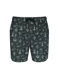 RAGWEAR | Badeshorts STANNIS PRINT | Verde oscuro