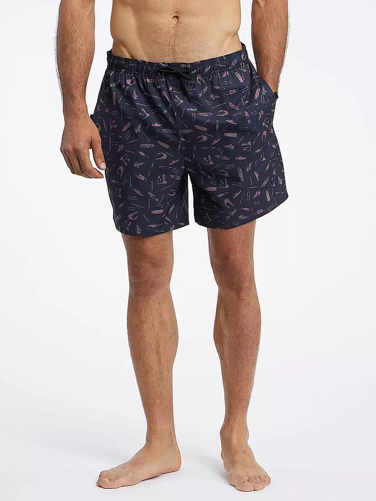 RAGWEAR | Badeshorts STANNIS PRINT | Azul oscuro