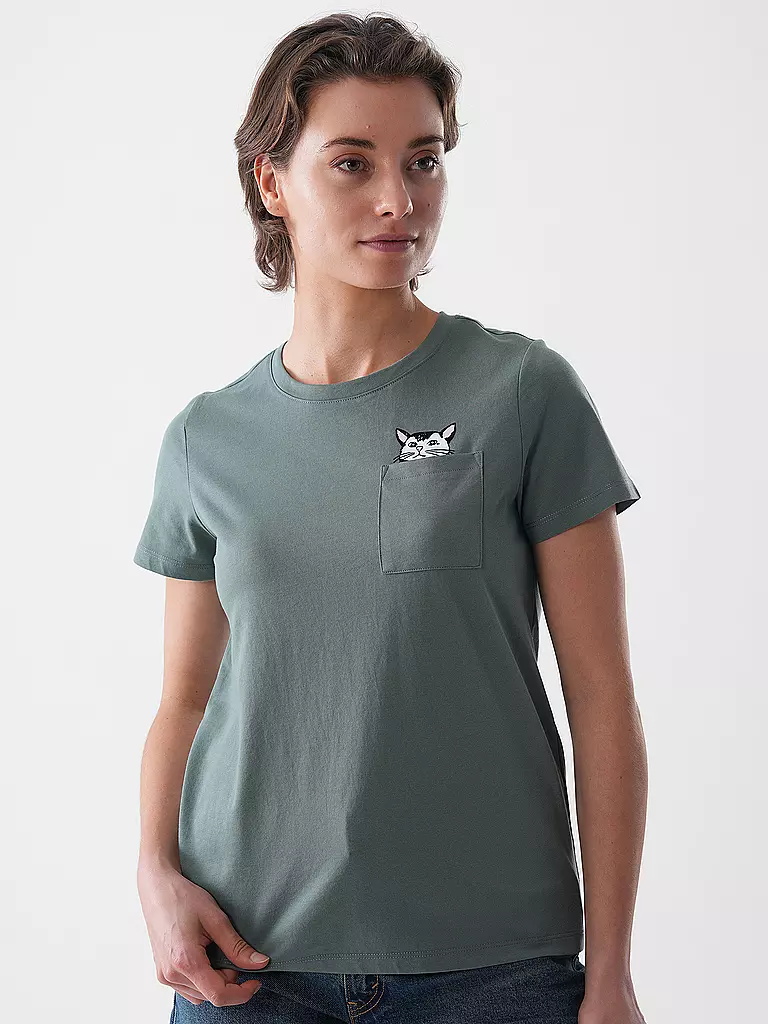 RAGWEAR | Camiseta ADORI B | Verde claro