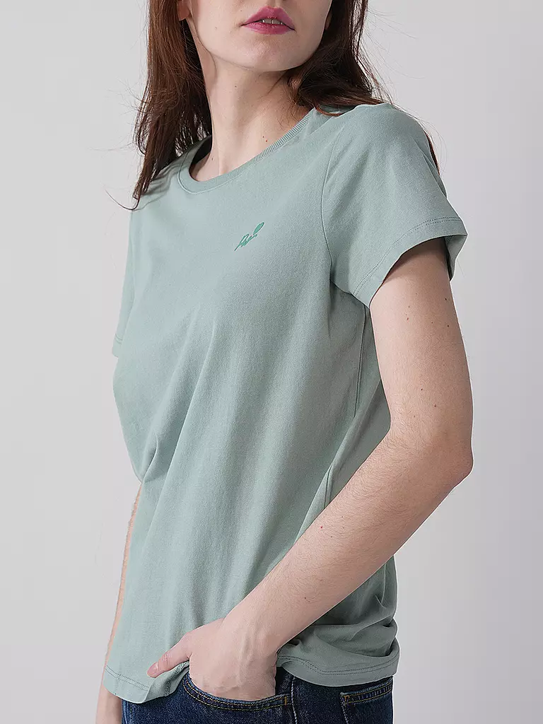 RAGWEAR | Camiseta ADORI LOVE | Verde claro