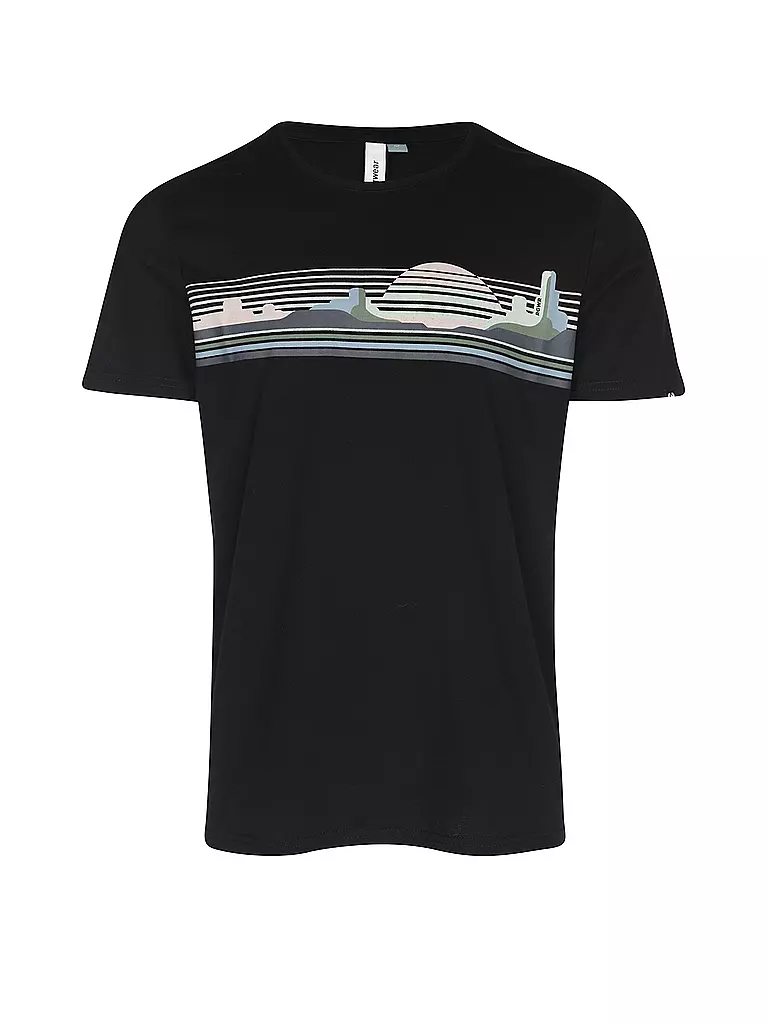 RAGWEAR | Camiseta HORIZ | Negro