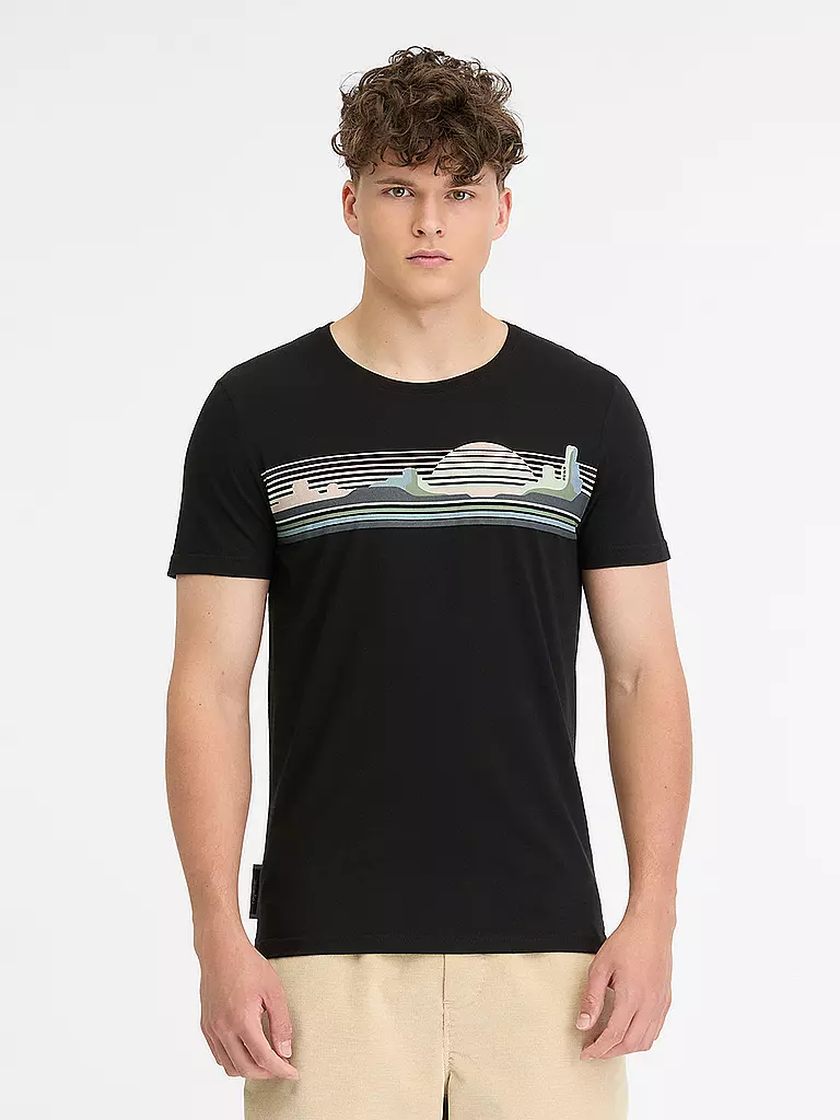 RAGWEAR | Camiseta HORIZ | Negro
