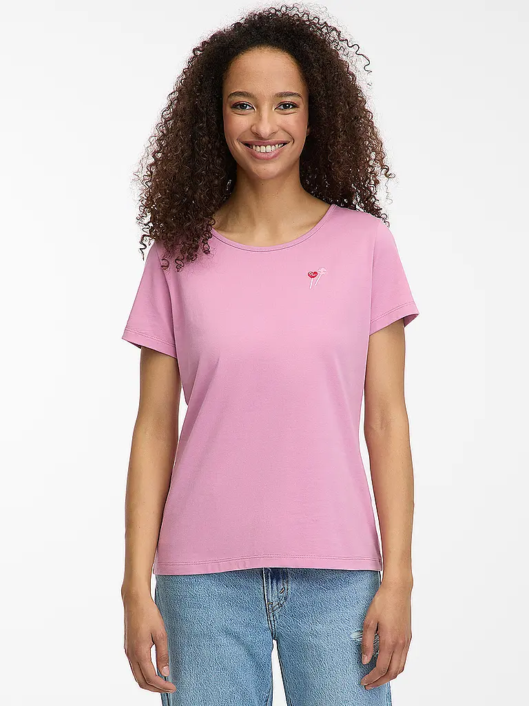RAGWEAR | Camiseta MINTTA EMB B | Rosa