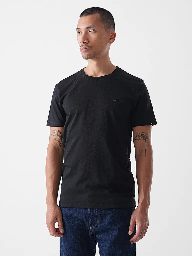 RAGWEAR | Camiseta NEDIE | Negro
