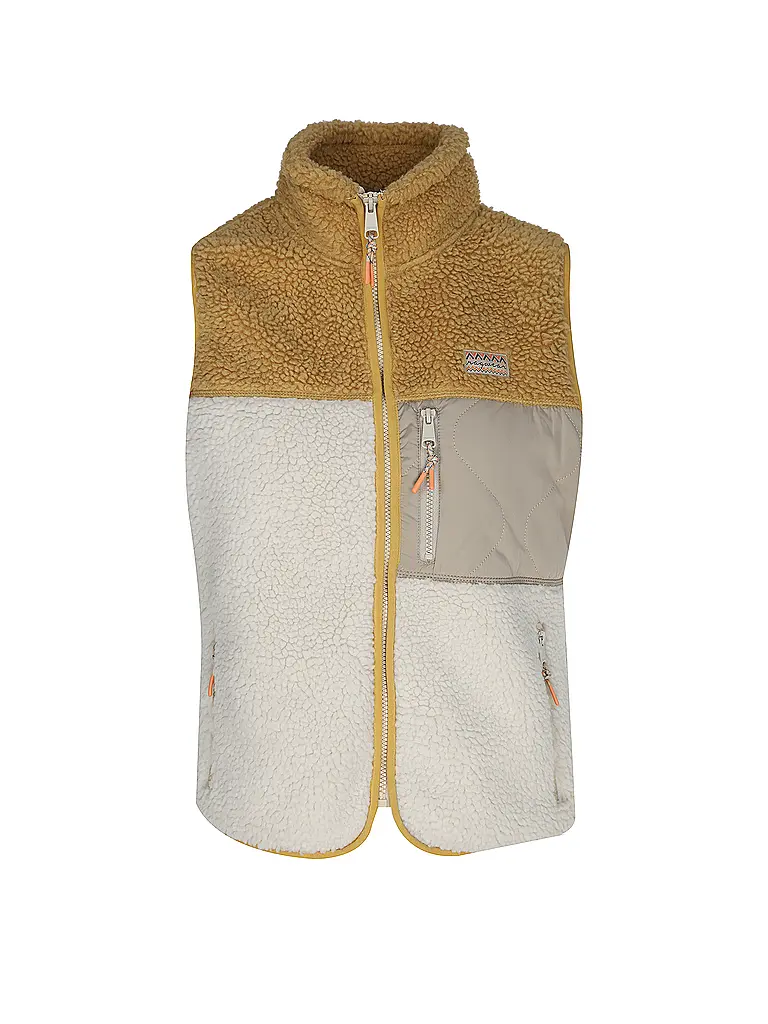 RAGWEAR | Chaleco polar JUNNI BONDED | Crema