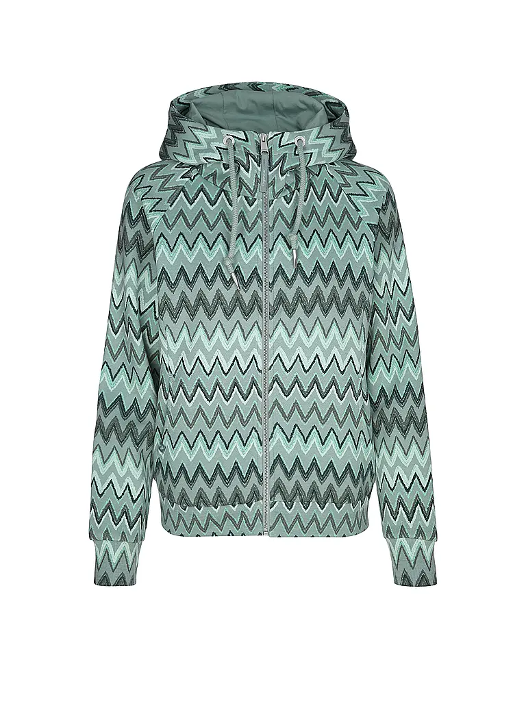 RAGWEAR | Chaqueta de chándal FLLAWIA PRINT | Verde claro
