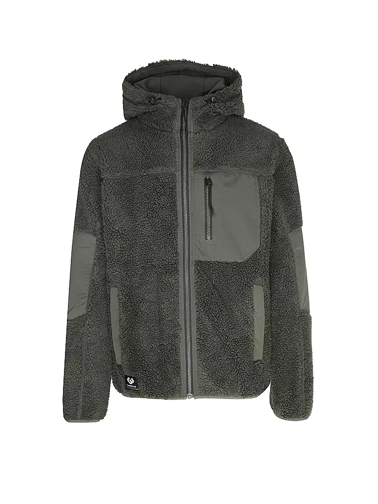 RAGWEAR | Chaqueta de forro polar CHILLE | Verde oscuro