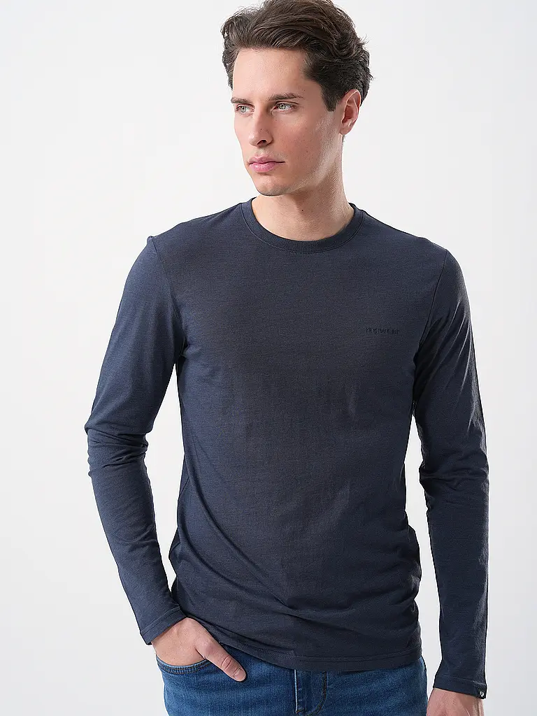 RAGWEAR | Langarmshirt ZACHARI | Azul oscuro