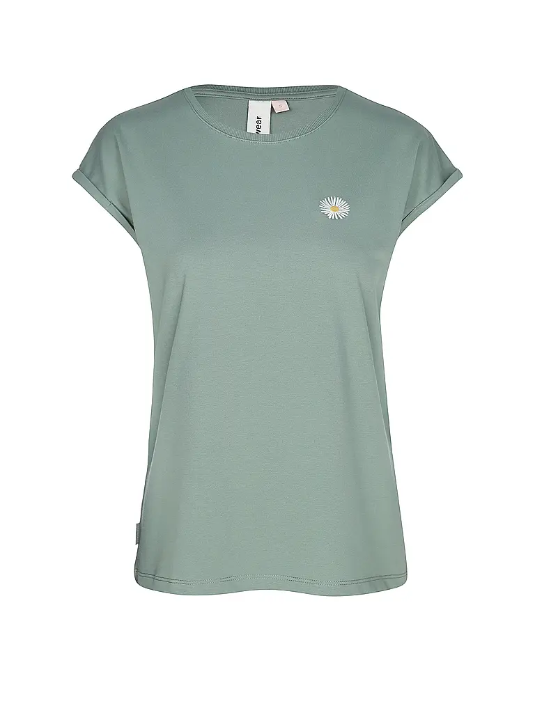 RAGWEAR | Nombre del producto: Camiseta DIONA EMB
Marca: RAGWEAR
Color: verde claro
Categorías: Moda, Mujer

Longitud de la manga: Manga corta
Escote: Cuello redondo
Material: Jersey, Algodón, Poliéster / Poliamida
Estampado: Liso
Estilo: Casual, Moda joven | Verde claro