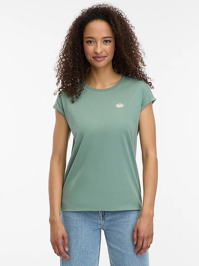 RAGWEAR | Nombre del producto: Camiseta DIONA EMB
Marca: RAGWEAR
Color: verde claro
Categorías: Moda, Mujer

Longitud de la manga: Manga corta
Escote: Cuello redondo
Material: Jersey, Algodón, Poliéster / Poliamida
Estampado: Liso
Estilo: Casual, Moda joven | Verde claro