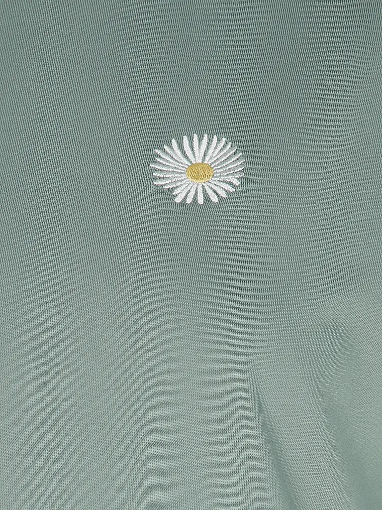 RAGWEAR | Nombre del producto: Camiseta DIONA EMB
Marca: RAGWEAR
Color: verde claro
Categorías: Moda, Mujer

Longitud de la manga: Manga corta
Escote: Cuello redondo
Material: Jersey, Algodón, Poliéster / Poliamida
Estampado: Liso
Estilo: Casual, Moda joven | Verde claro