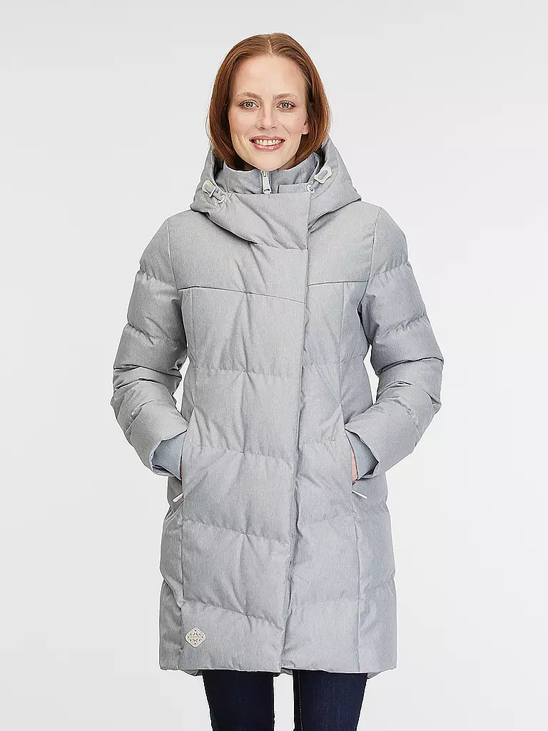 RAGWEAR | Steppmantel PAVLA | Gris claro