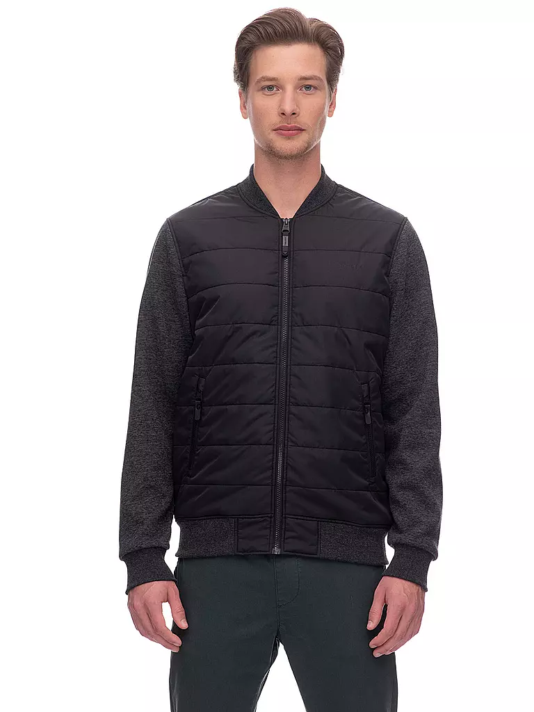 RAGWEAR | Sweatjacke HALLAMR  | Negro