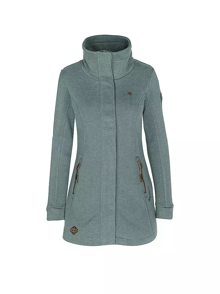 RAGWEAR | Sweatjacke LONG LETRICE | Verde oscuro