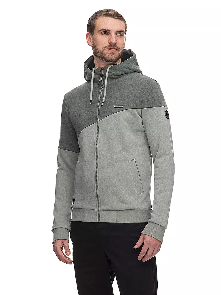 RAGWEAR | Sweatjacke WINGS | Verde oscuro