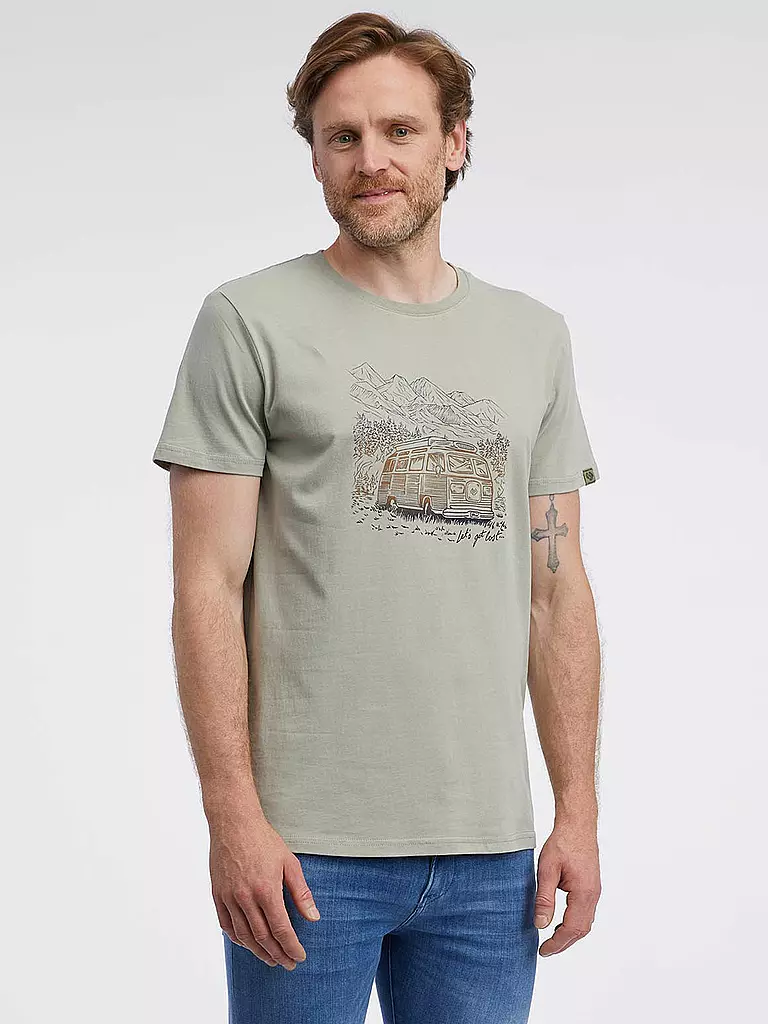 RAGWEAR | T-Shirt ROGGERO GRADIENT | Verde claro