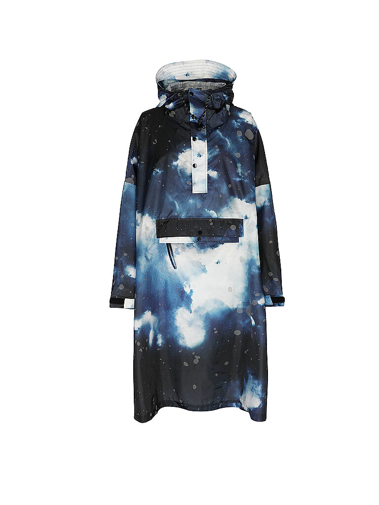 Rainkiss Chaqueta impermeable - Poncho impermeable STARRY NIGHT azul oscuro