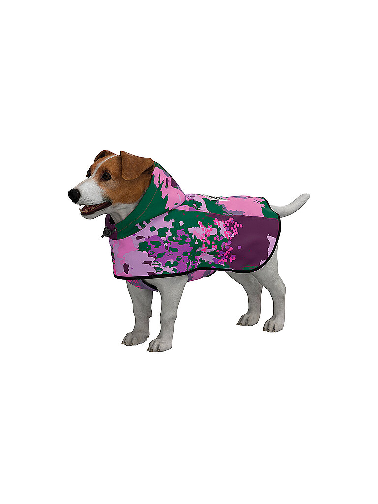 Poncho para perros para la lluvia rosa S