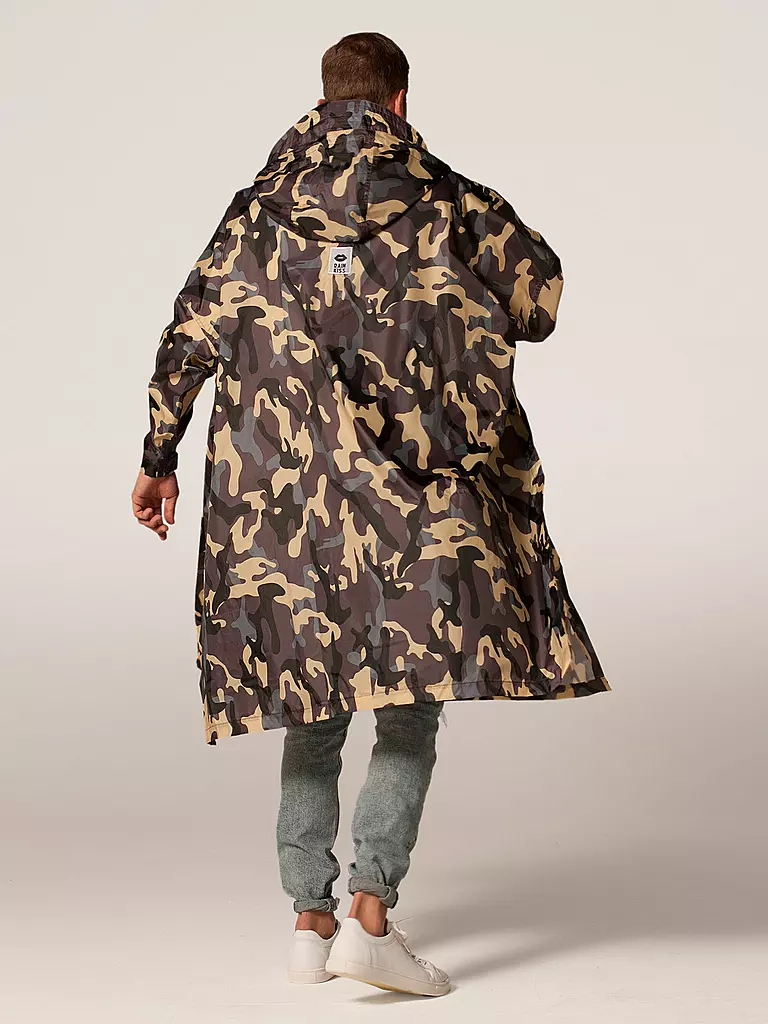 RAINKISS | Chaqueta de lluvia - Poncho de lluvia Camo | 