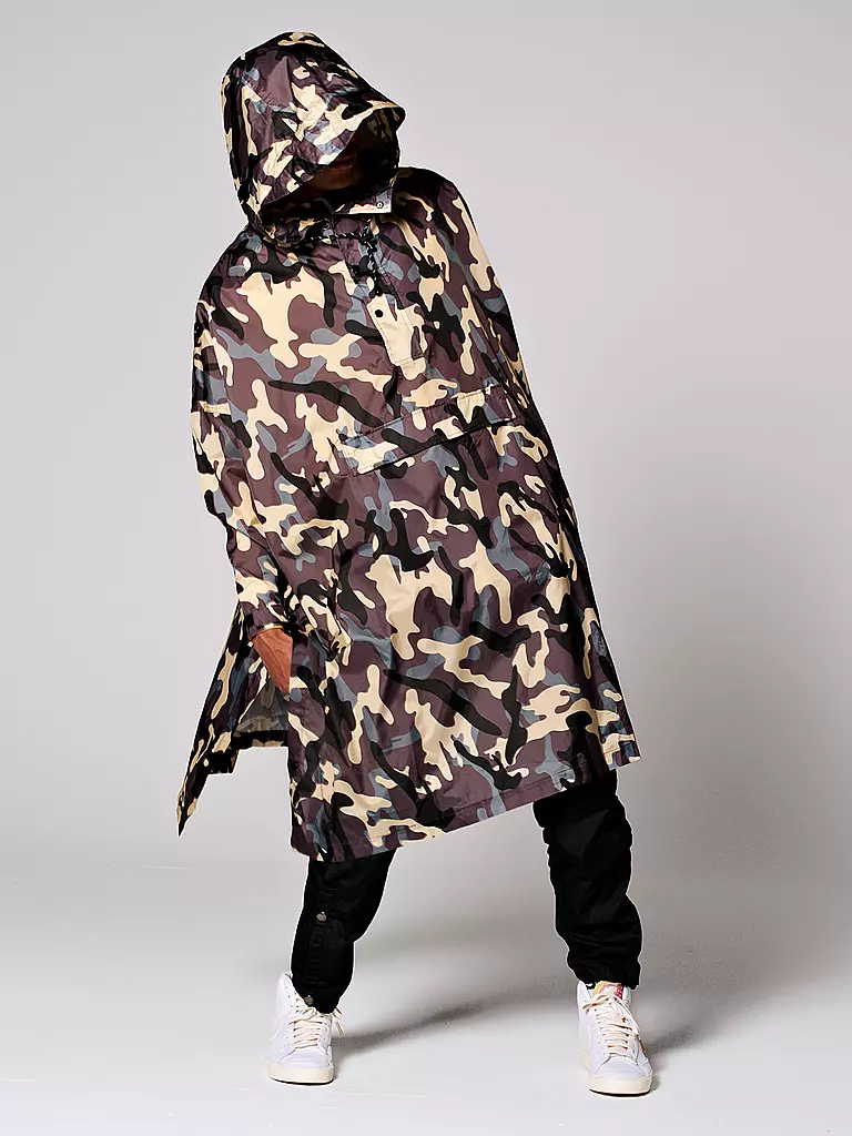 RAINKISS | Chaqueta de lluvia - Poncho de lluvia Camo | 