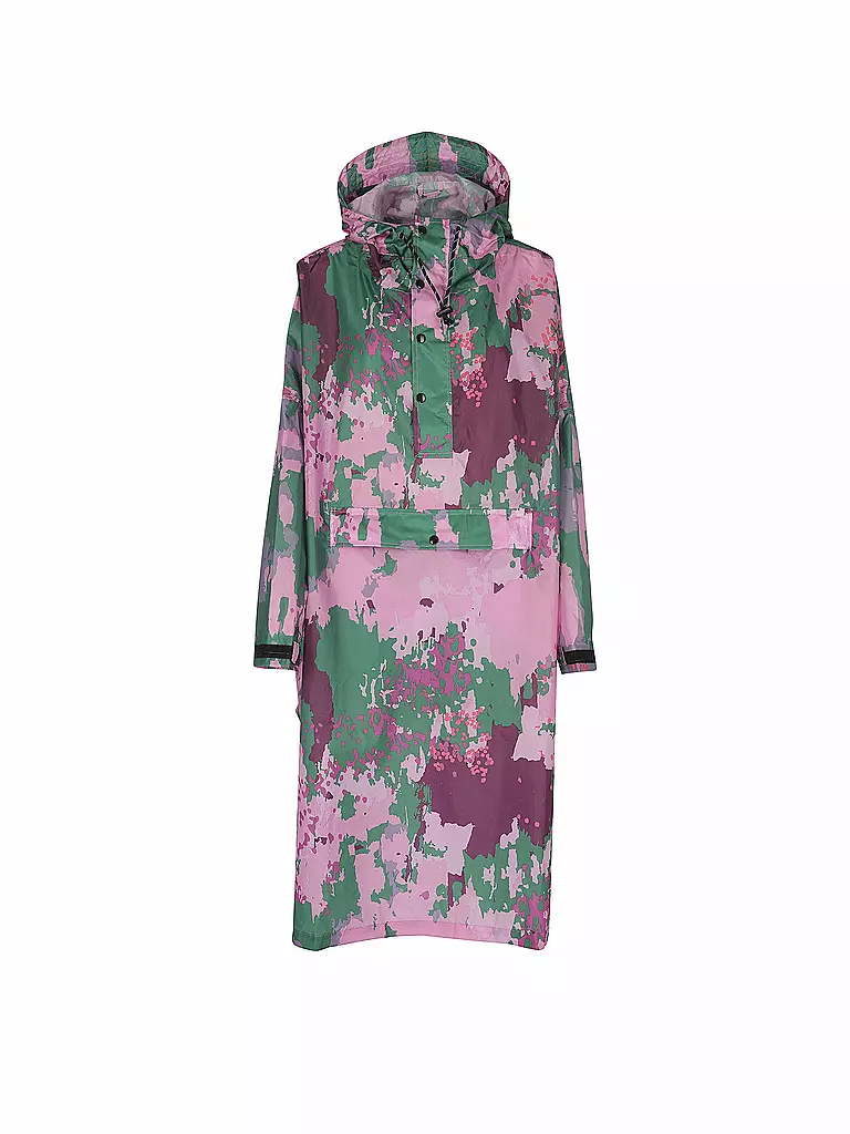 RAINKISS | Chaqueta de lluvia - Poncho de lluvia Digi Spring Camo | Rosa