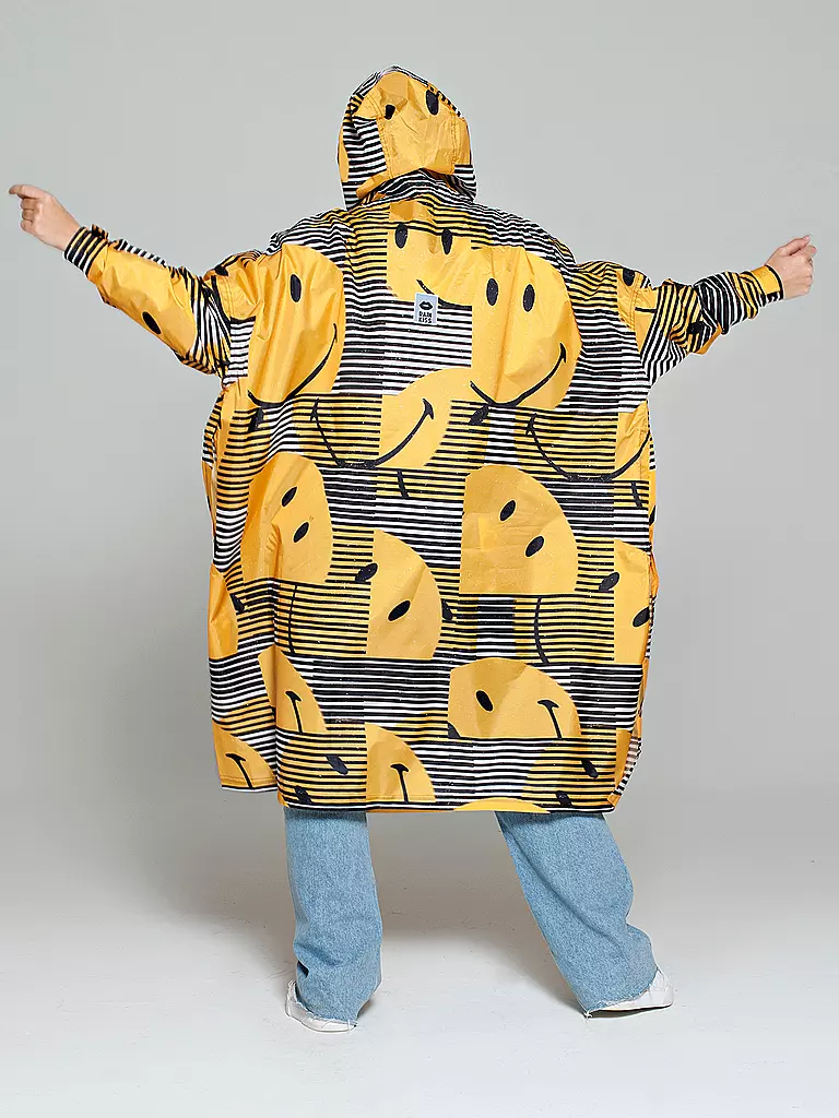 RAINKISS | Chaqueta de lluvia - Poncho de lluvia SUNSET SMILEY | Amarillo