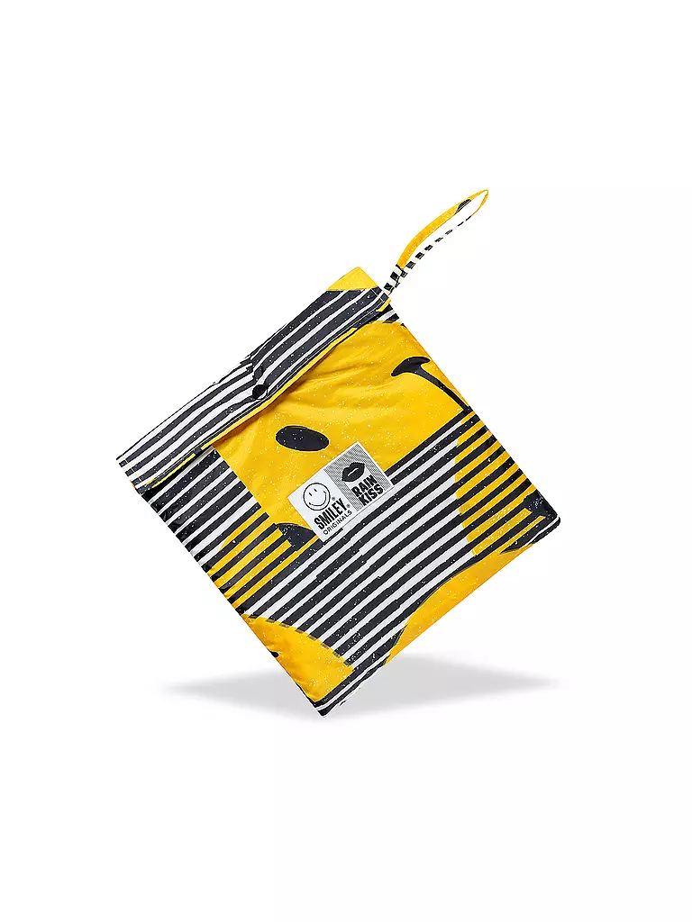 RAINKISS | Chaqueta de lluvia - Poncho de lluvia SUNSET SMILEY | Amarillo