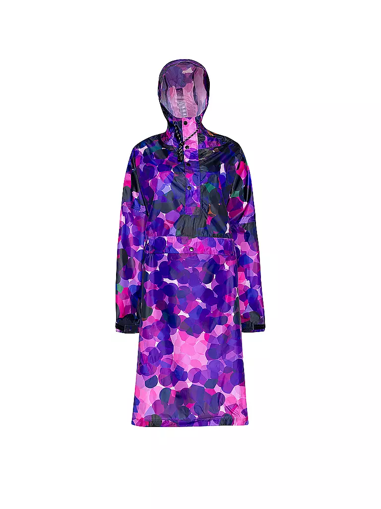 RAINKISS | Chaqueta impermeable - Poncho impermeable CITY LIGHTS | Lila