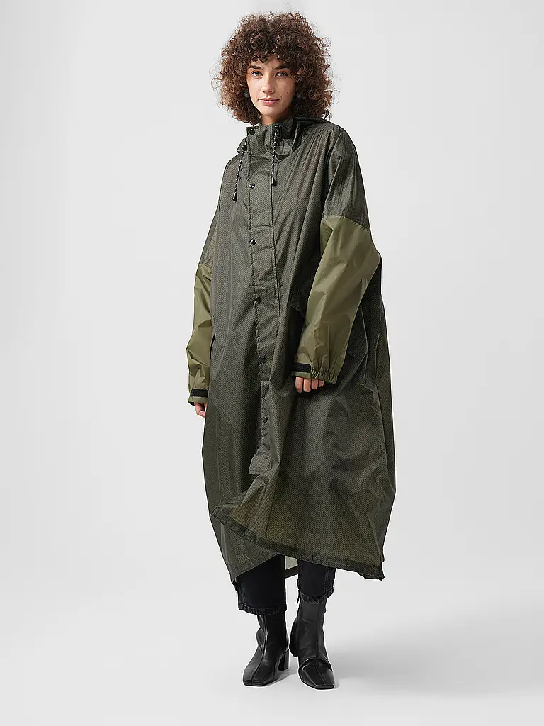 RAINKISS | Nombre del producto: Impermeable - Rain Coat | Oliva