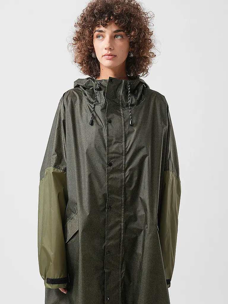 RAINKISS | Nombre del producto: Impermeable - Rain Coat | Oliva