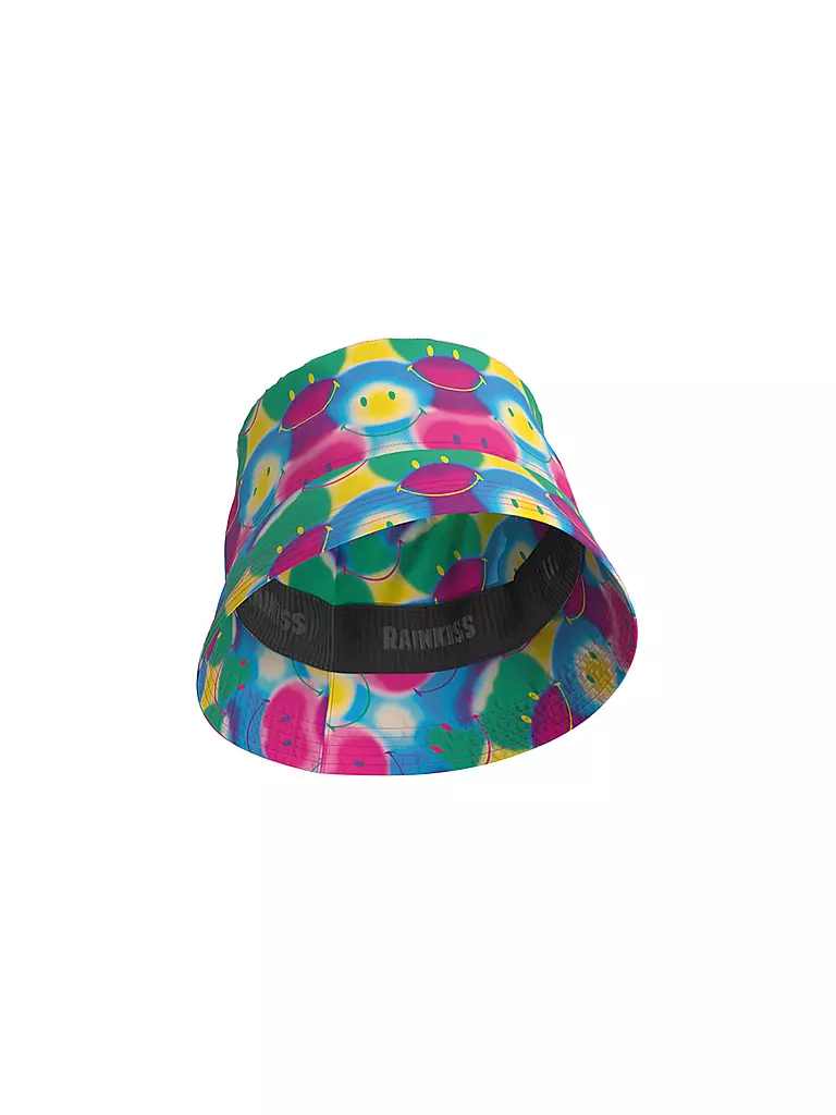 RAINKISS | Regen Fischerhut - Bucket Hat Rainbow Smile | Multicolor