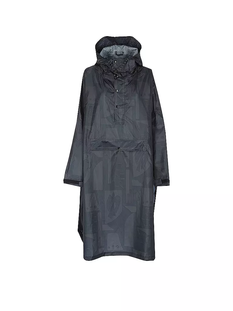 RAINKISS | Regenjacke - Regenponcho Back to Black Art | Negro
