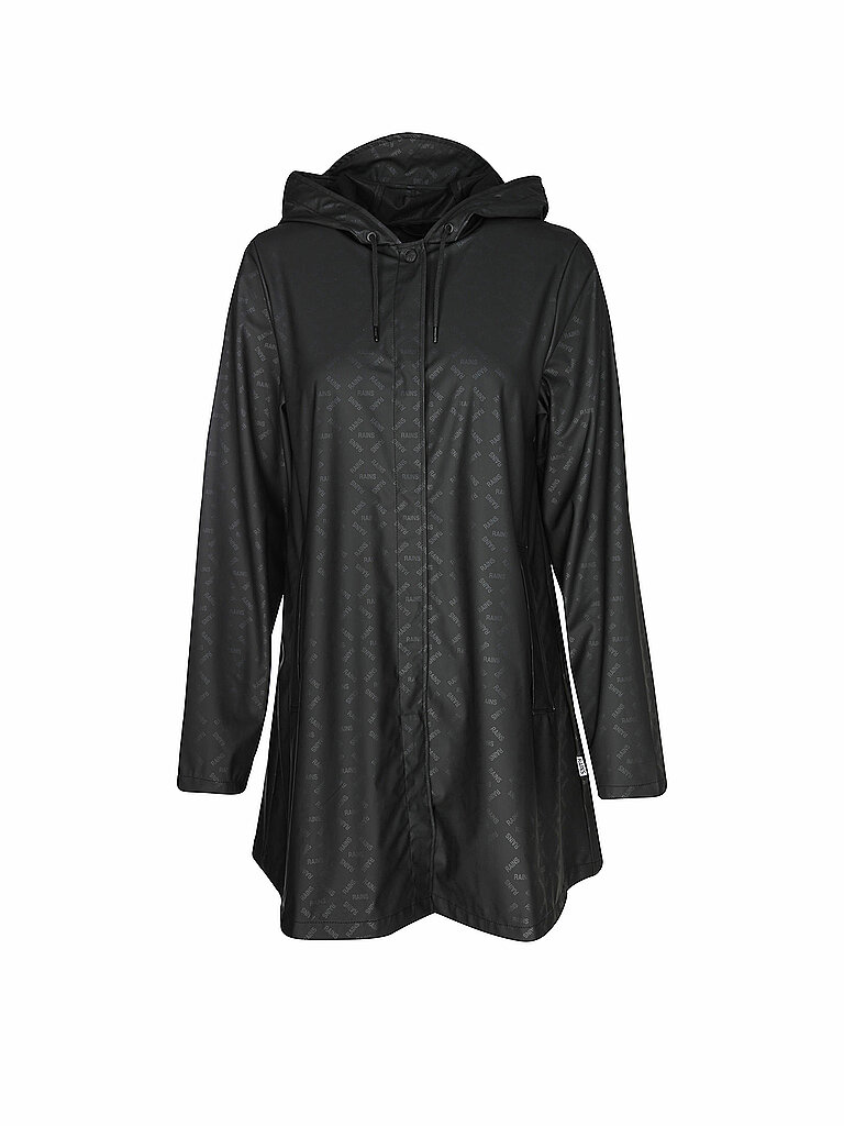Chaqueta impermeable negro M