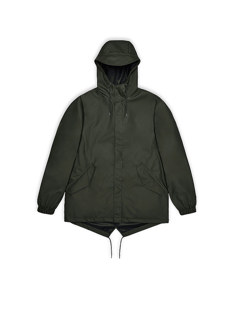 Chaqueta impermeable oliva L