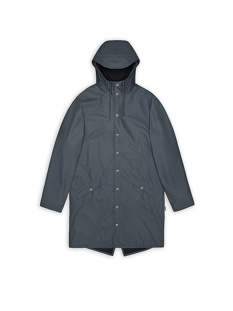 Rains Parka impermeable azul S