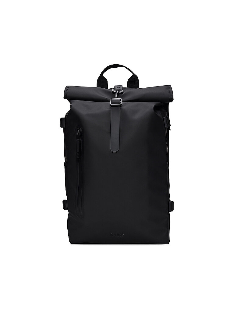 Rains Mochila Rolltop Large negro