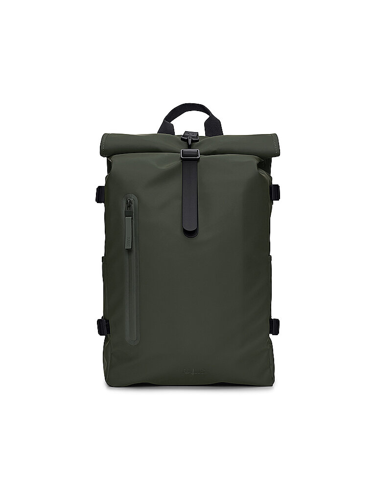 Rains Mochila Rolltop Large verde